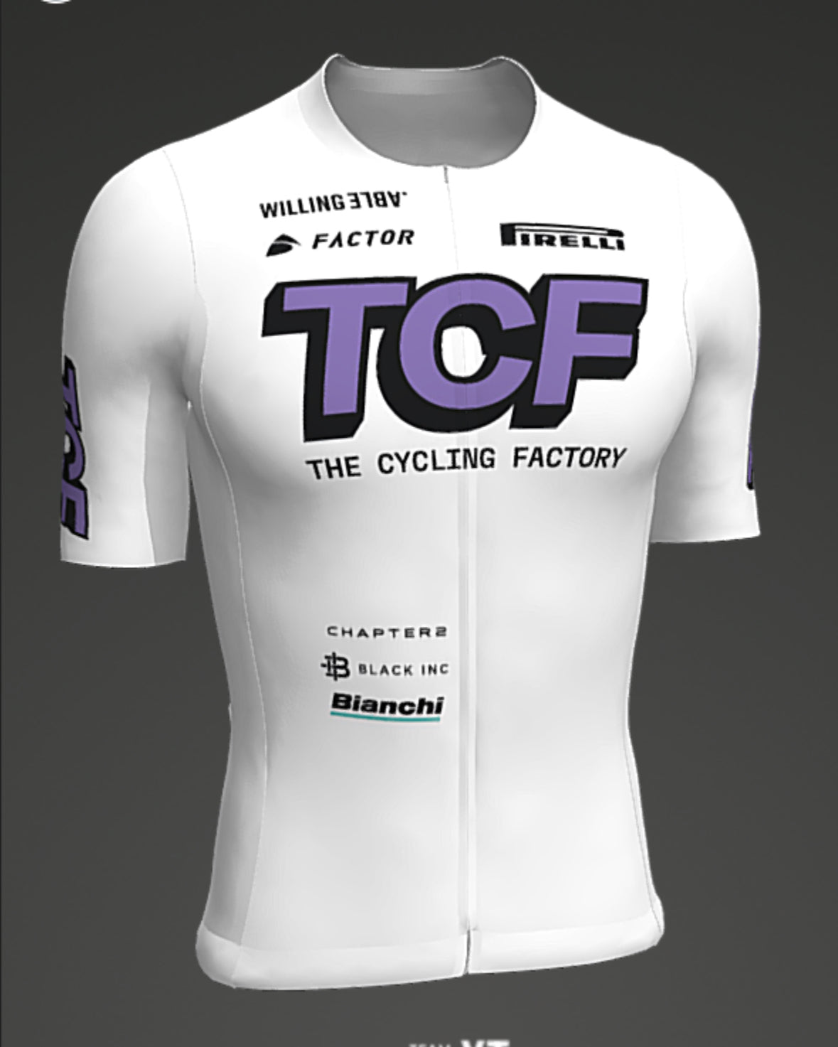 TCF cykeltröja, kortärm "Racing Jersey"