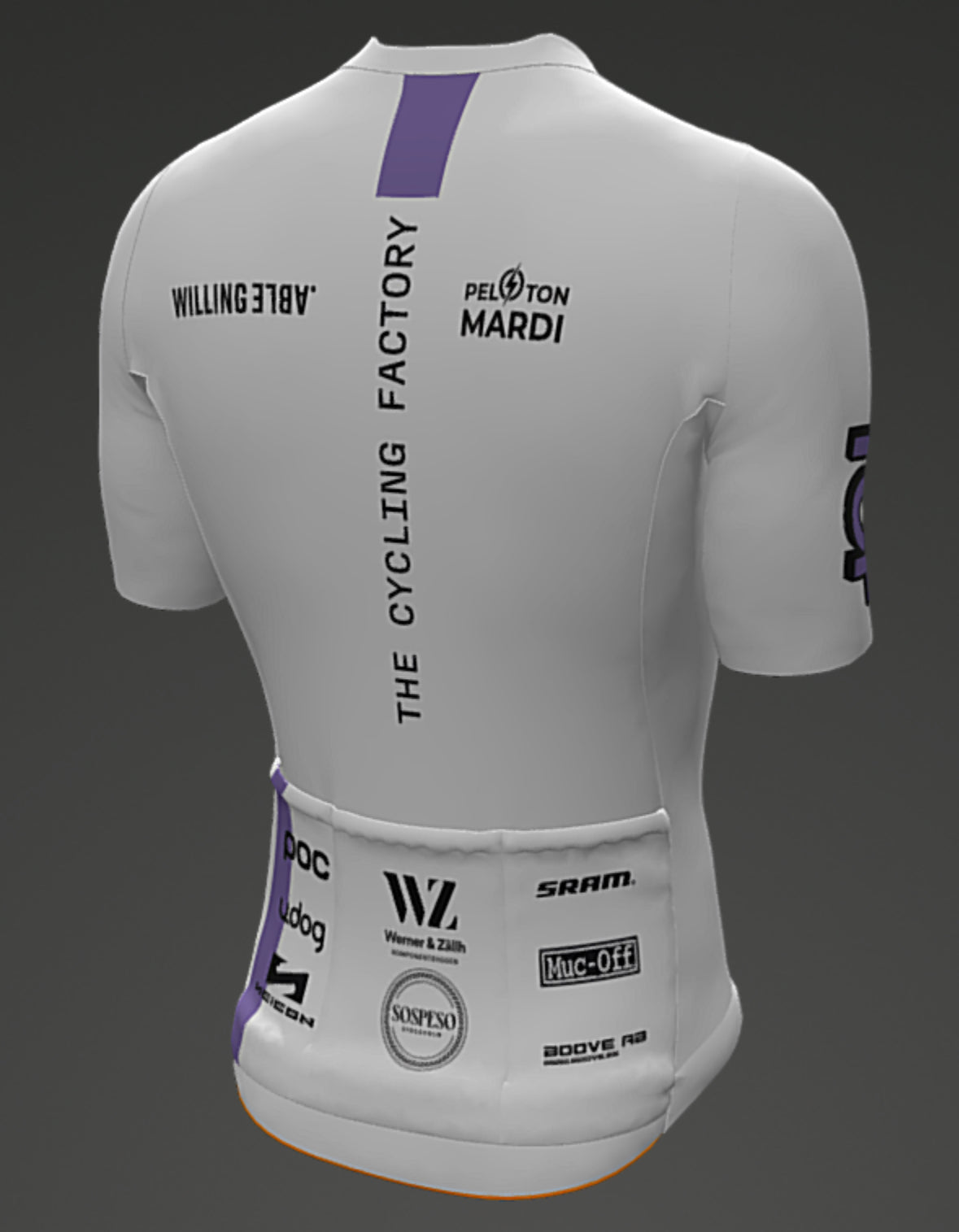 TCF cykeltröja, kortärm "Racing Jersey"