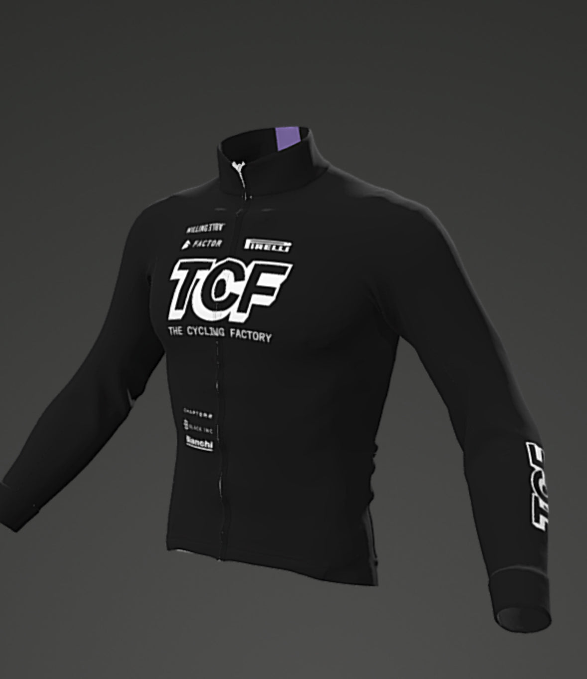 TCF cykeltröja, långärmad "Racing Jersey"