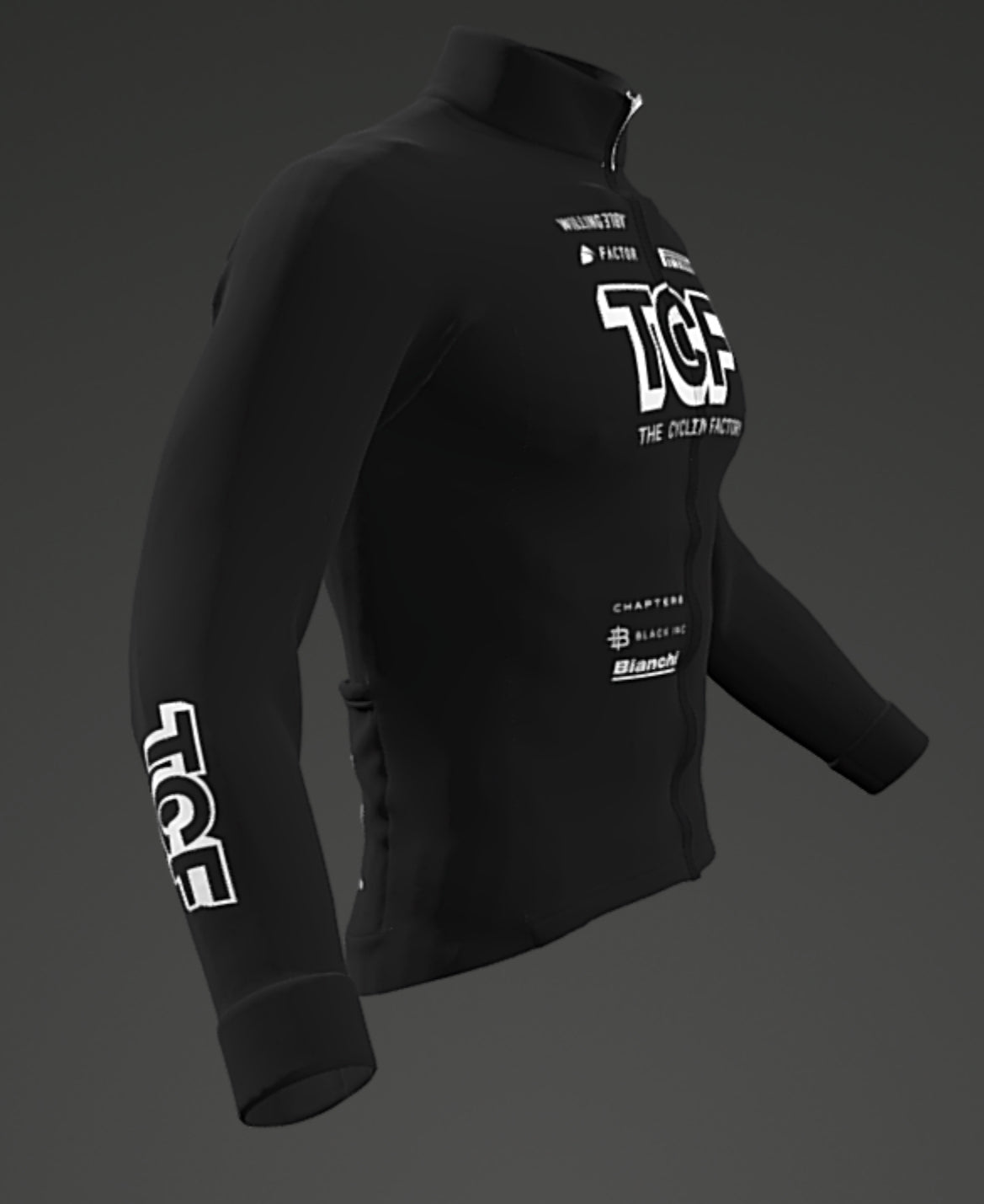 TCF cykeltröja, långärmad "Racing Jersey"